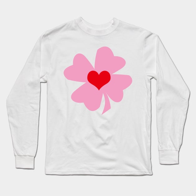 Heart Clover Long Sleeve T-Shirt by EunsooLee